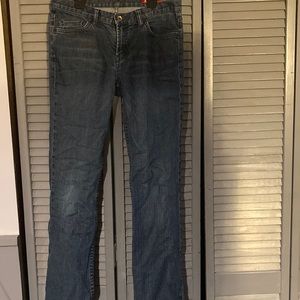 Denim bootcut flares